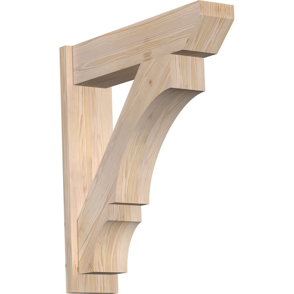 Ekena Millwork Balboa Slat Smooth Outlooker, Douglas Fir, 7 1/2"W x 30"D x 34"H OUT08X30X34BOA06SDF - main